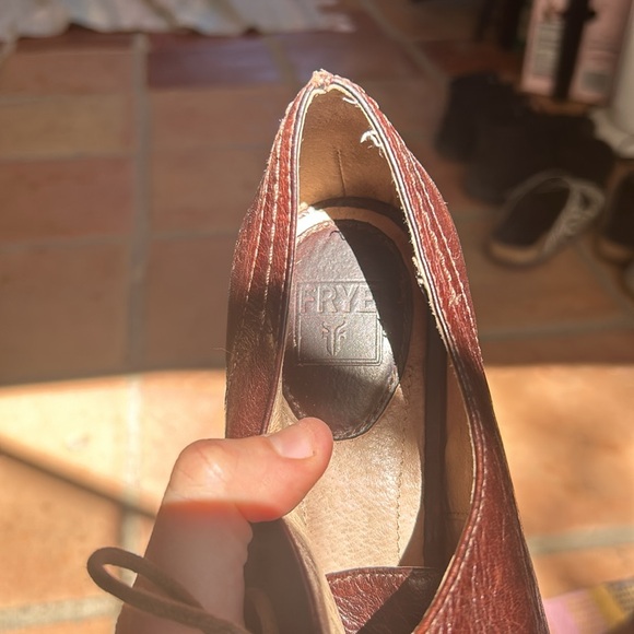 Frye Lace-up Oxfords Size 9.5 - Picture 3 of 5